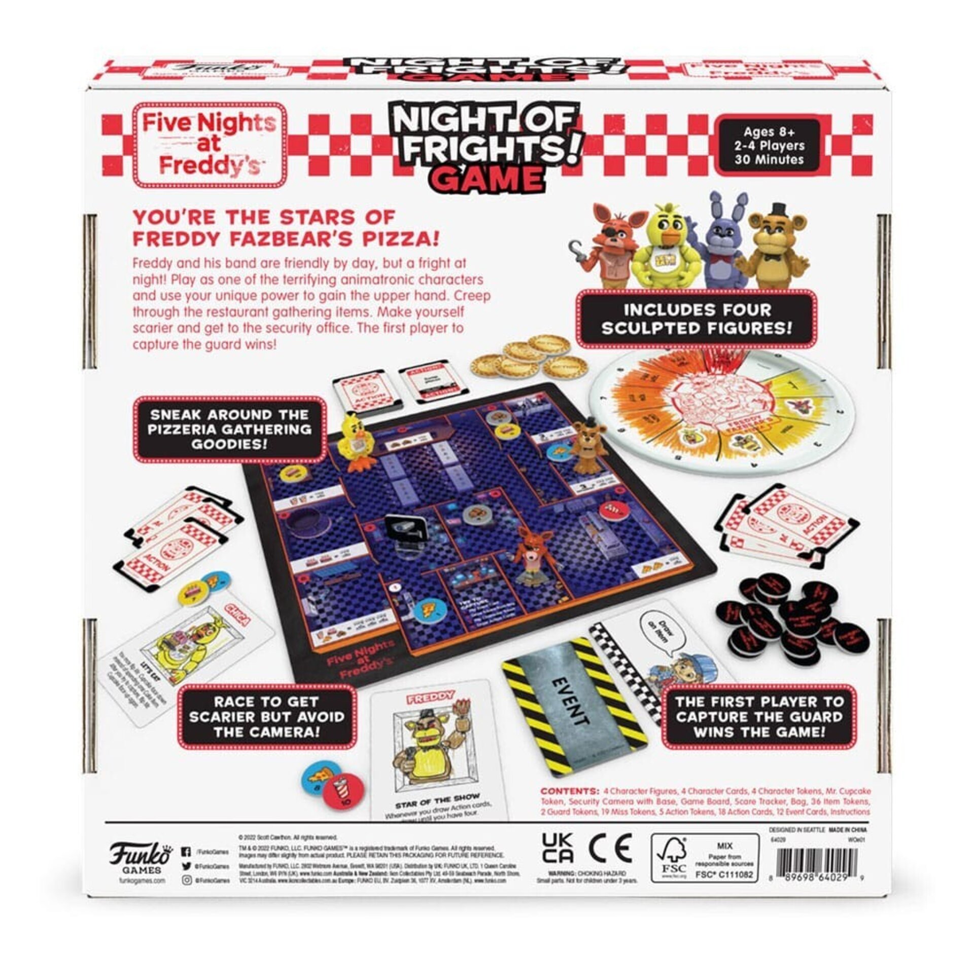 JUEGO DE MESA Five Nights at Freddy's Night of Frights - 2