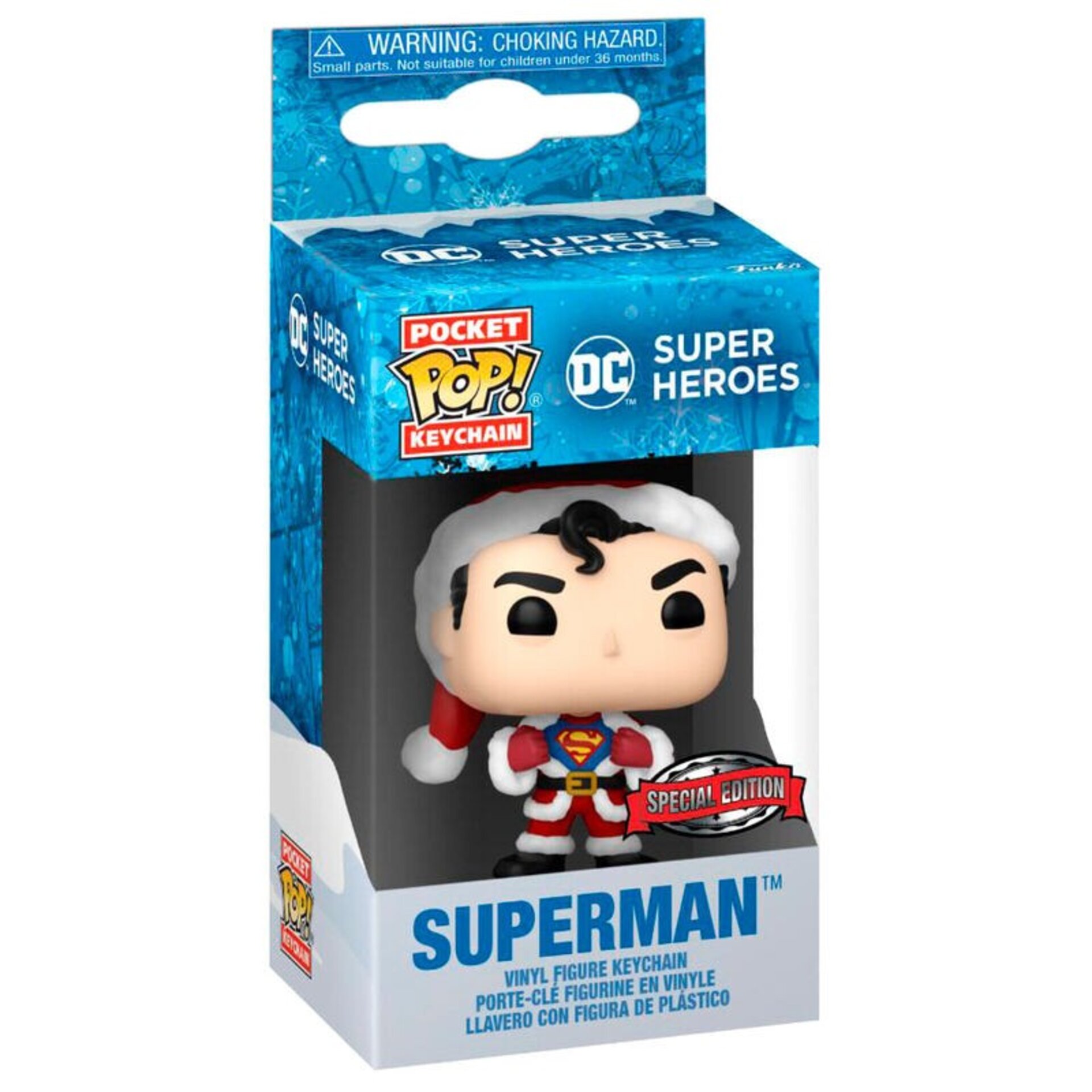 Llavero Pocket POP DC Comics Holiday Superman - 2