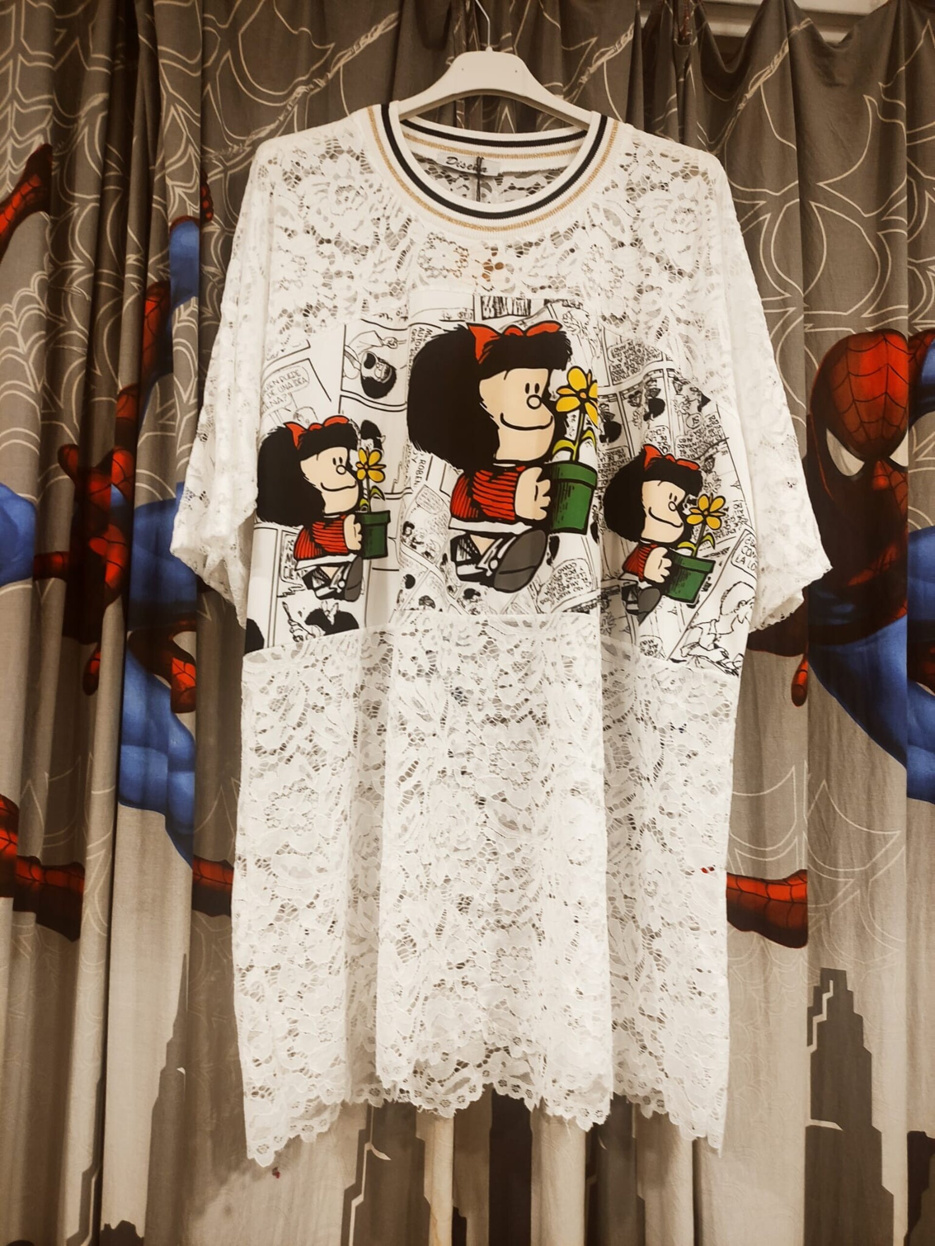 CAMISETA ENCAJE Mafalda - 1