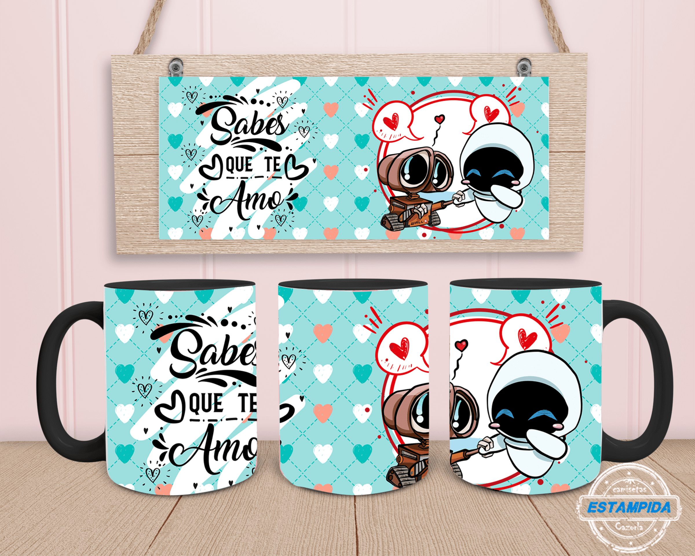 Taza SABES QUE TE AMO WALLY - 1