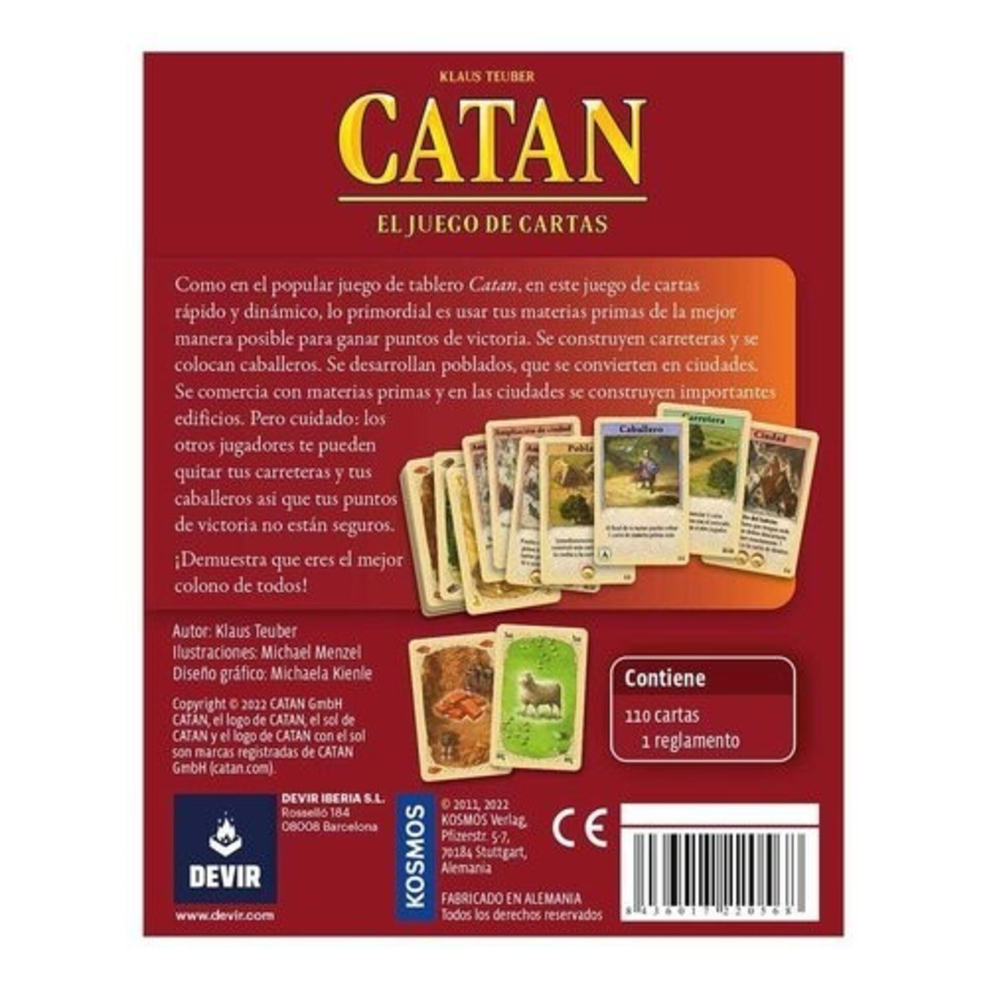 JUEGO DE MESA CATAN CARTAS MINI - 3