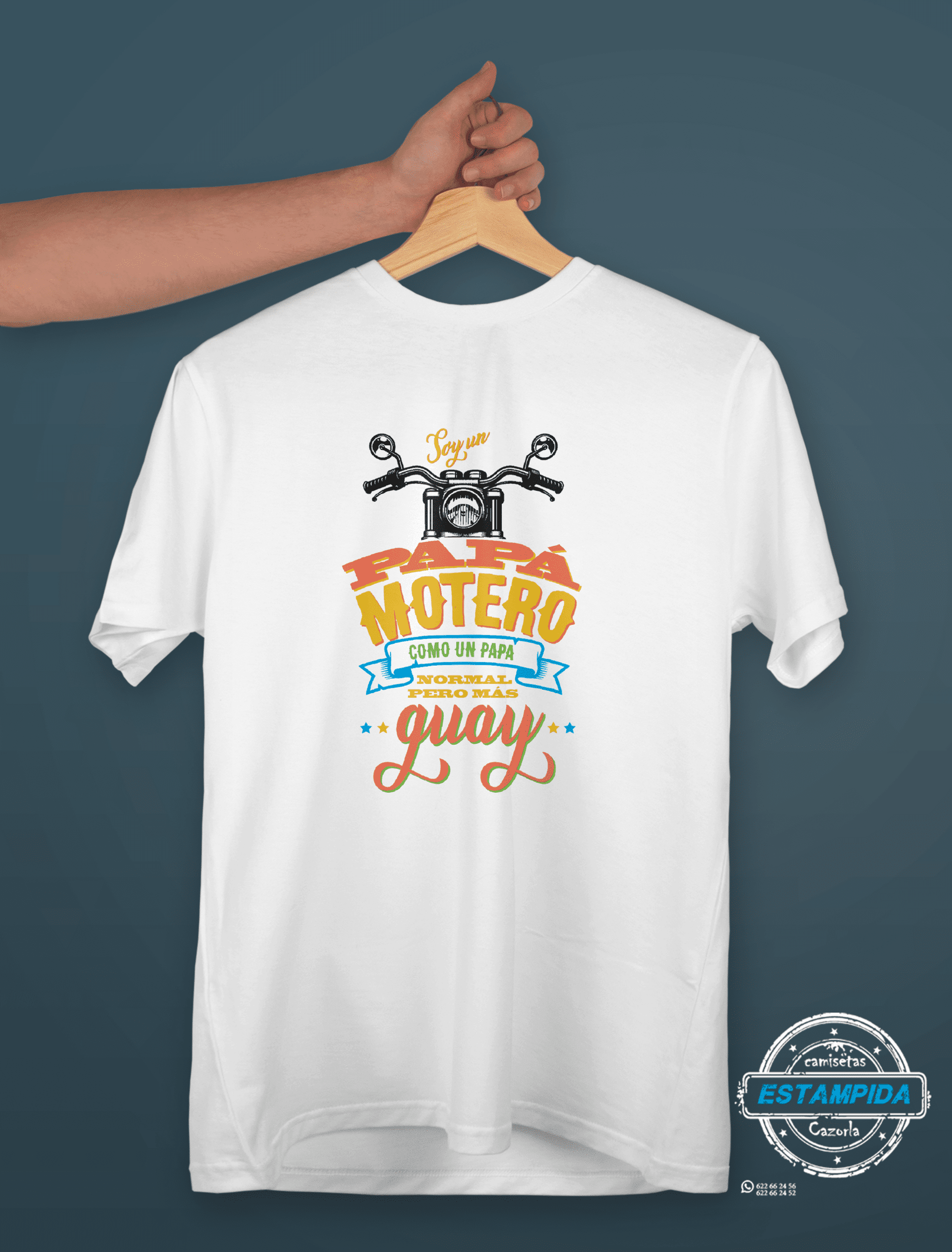 Camiseta PAPA MOTERO - 2