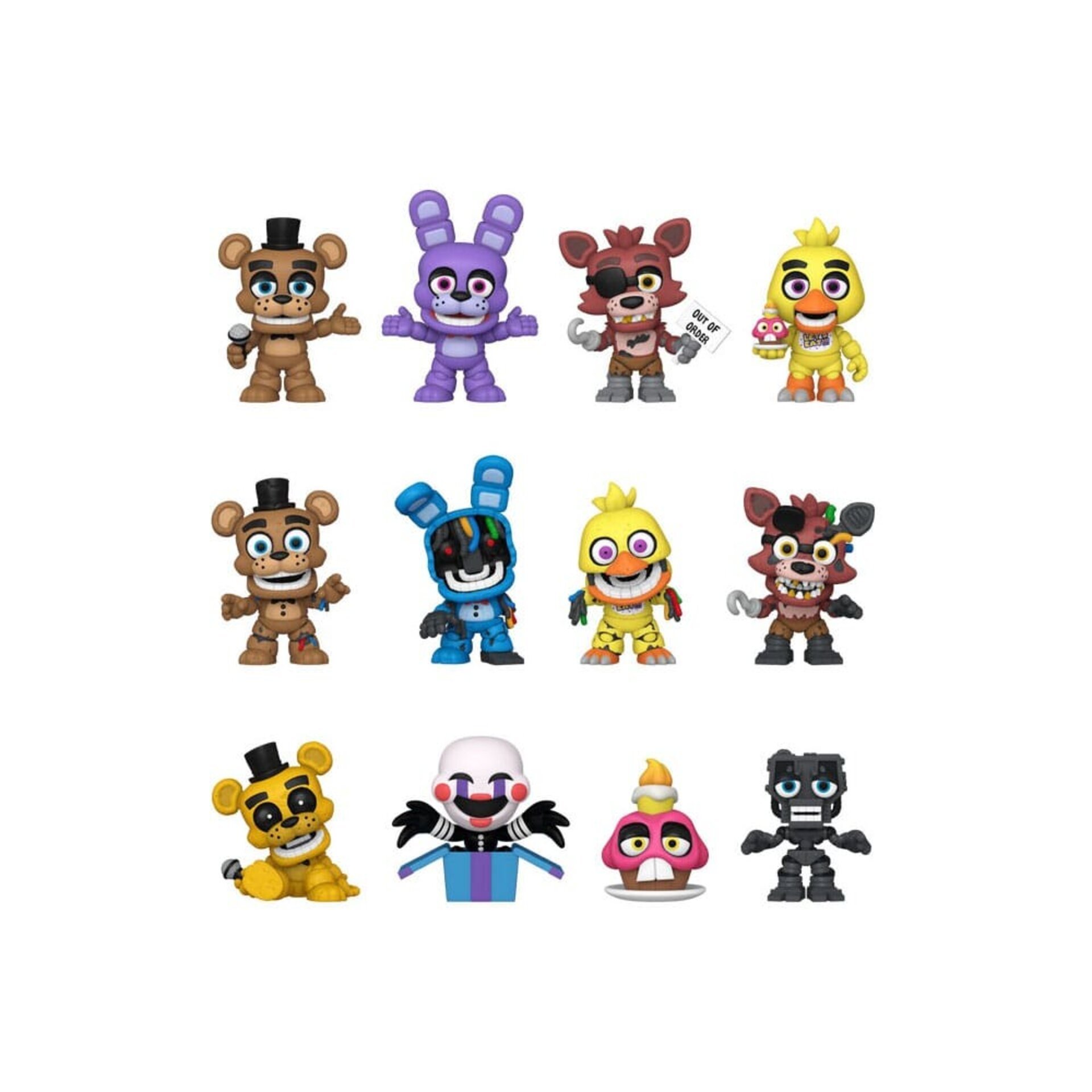 Figura Mystery Mini Five Night's at Freddy FNAF (10y Anniversary) - 2