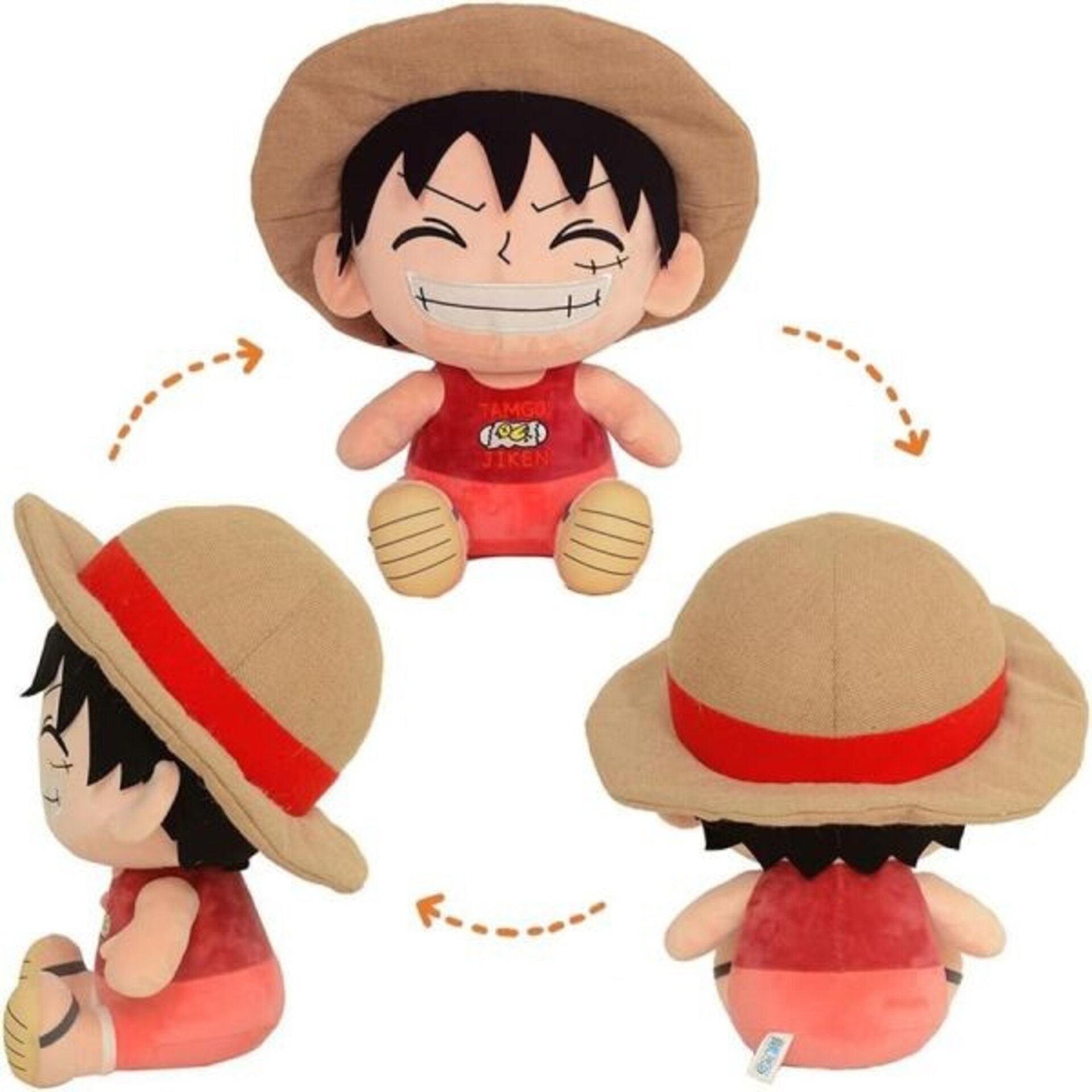 Peluche One Piece - Monkey D. Luffy 25 CM - 2