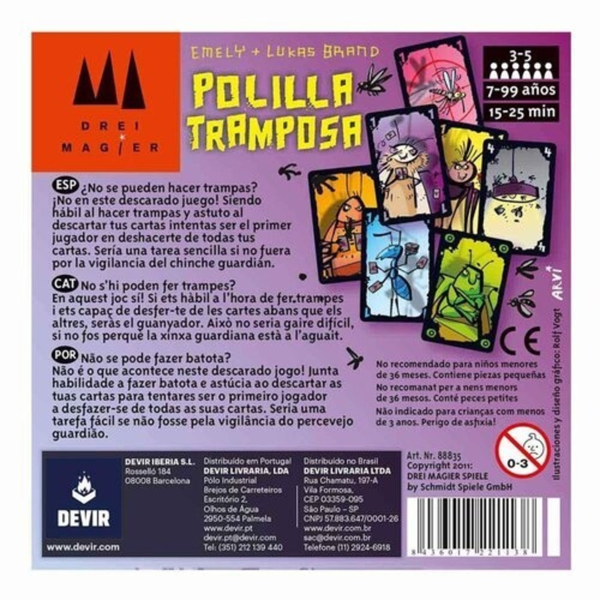 JUEGO DE MESA POLILLA TRAMPOSA - 3