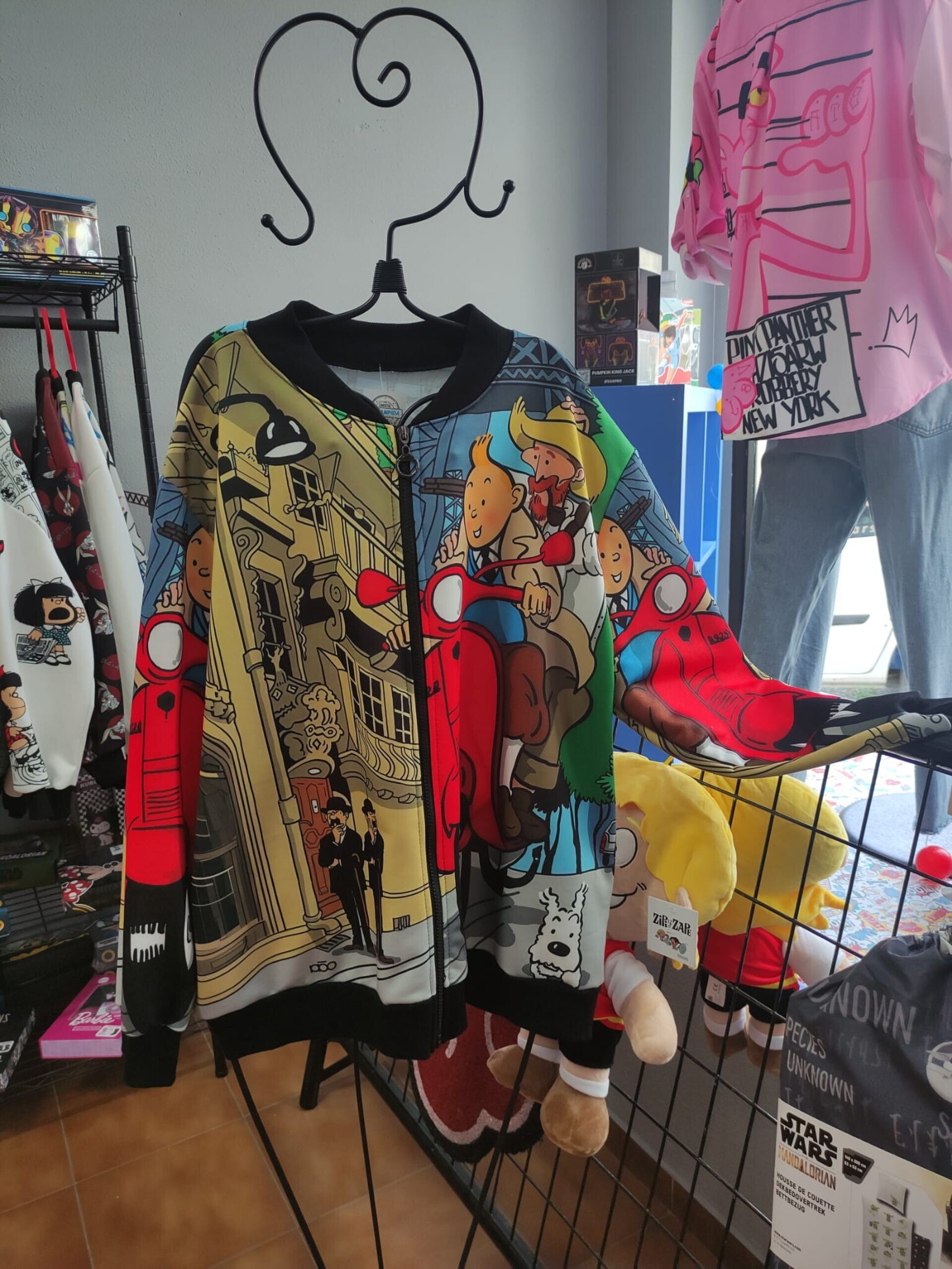 BOMBER Tintín oversize afelpada - 1