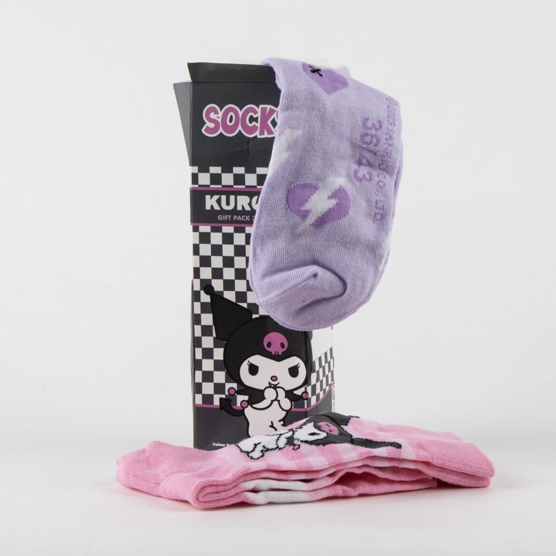 PACK CALCETINES 3 PIEZAS HELLO KITTY KUROMI T 36-43 - 6