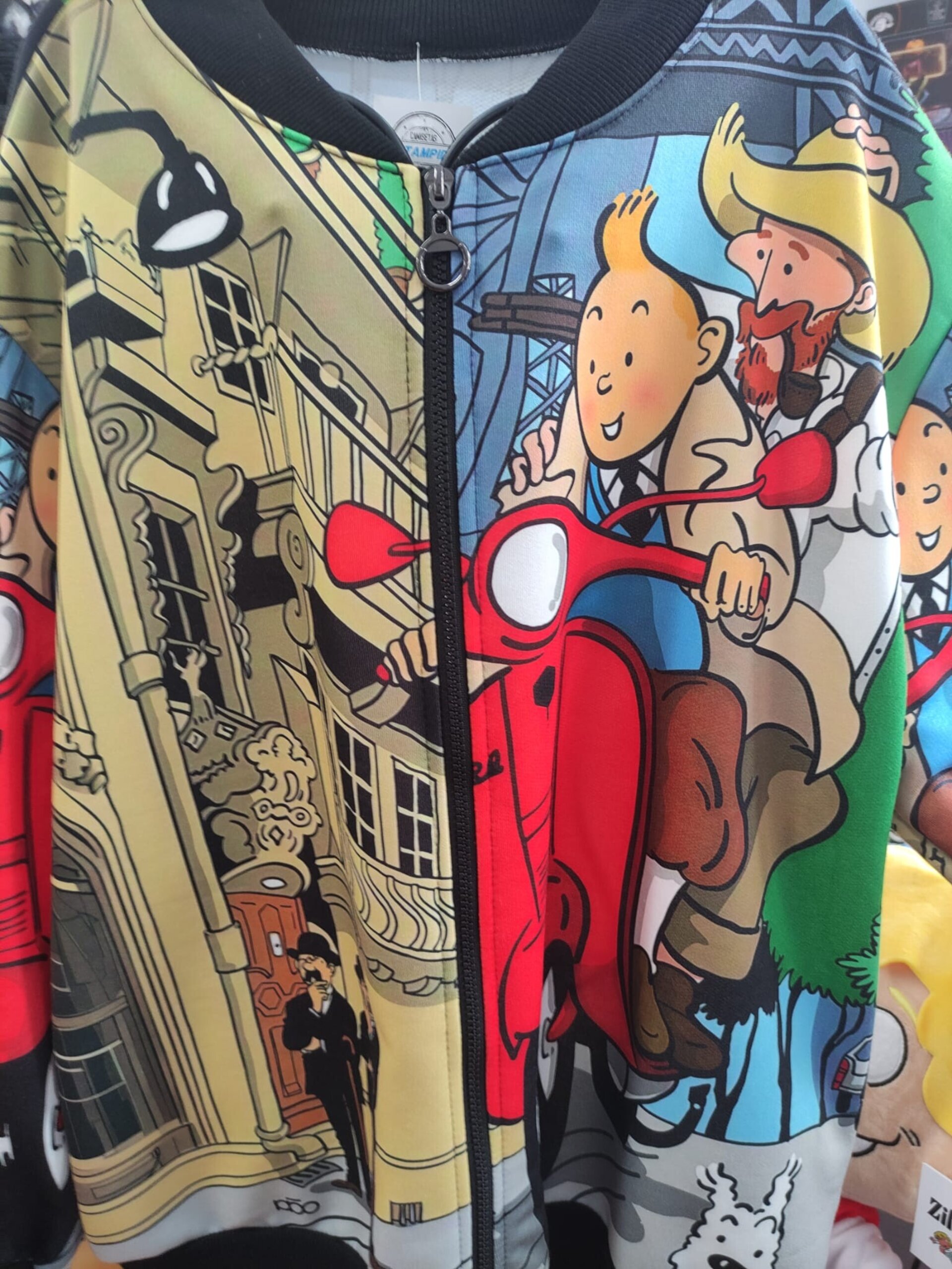 BOMBER Tintín oversize afelpada - 2