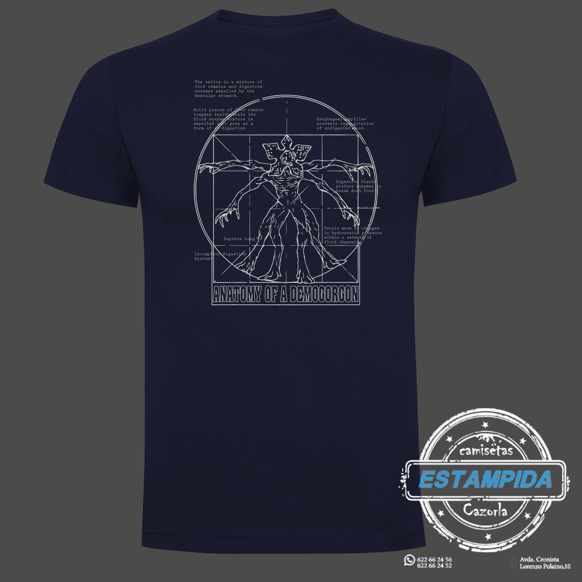 Camiseta ANATOMY OF A DEMOGORGON - 1