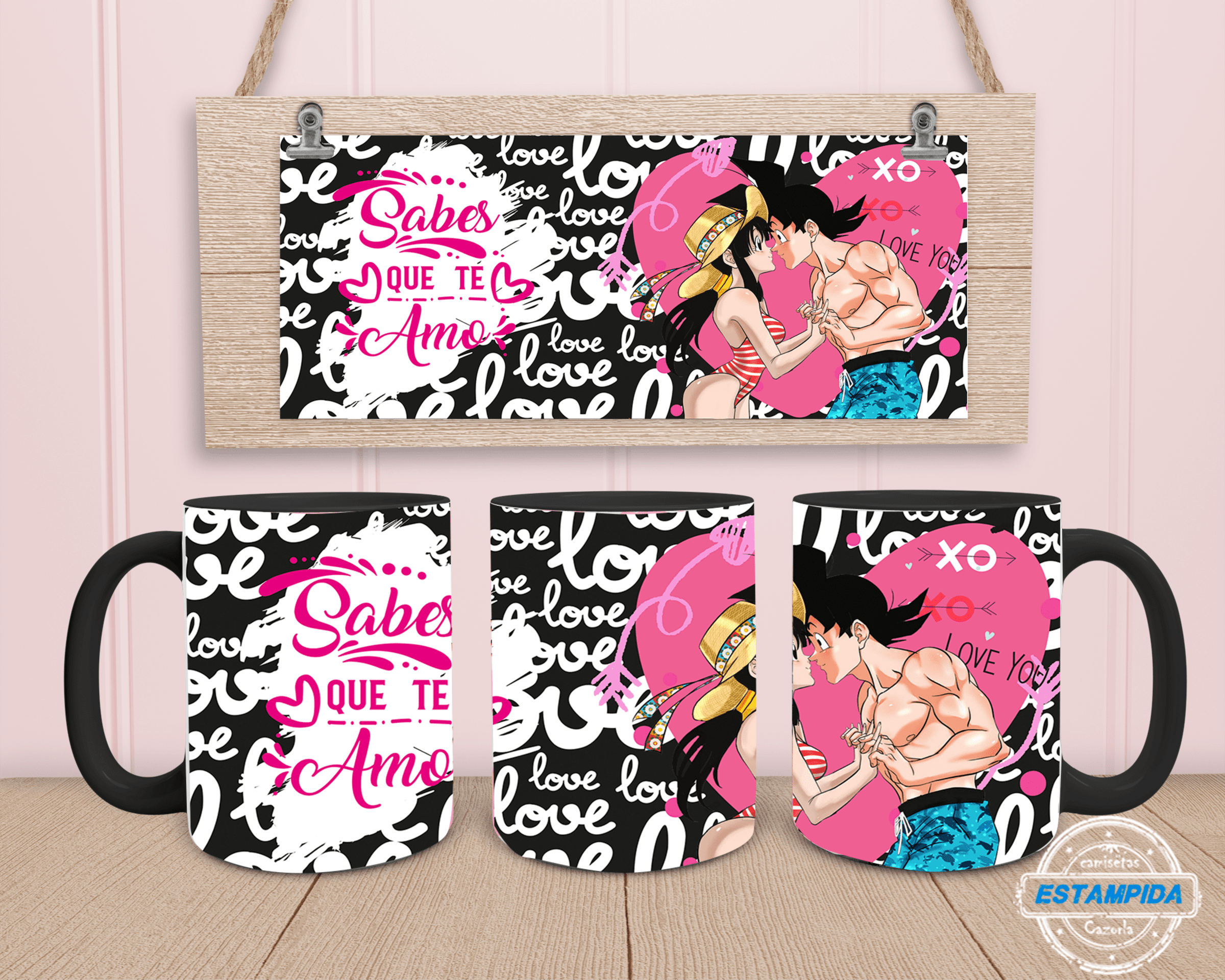 Taza SABES QUE TE AMO DRAGON BALL - 1